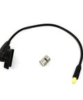 Snazzy E Bike Sensor Connector Built For TSDZ-2 Motor 10cm Wire Plus Plug And Play Fitment For Speed Torque Throttle Sensors No Mods Needed, black ABS extender cable with plug
