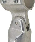 1 1/4 Inch Adjustable Elbow Pipe Fitting Kit Crafted From Kickass Aluminum Alloy With A Sleek Bright Finish Built Tough For Heavy Duty Rail Supports And Custom Tubing Runs No Sweat Installation 10 Pack, detailed view of elbow fitting.