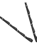 Heavy Duty Adjustable Wall Storage Straps With Badass Rugged Buckles, black textile material for securing gear.