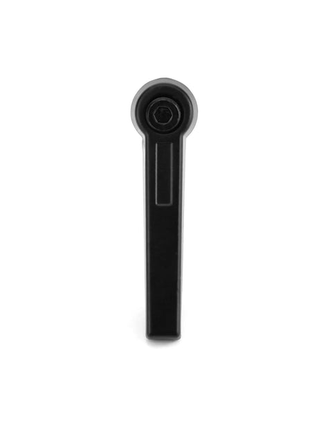 Front view of M8 x 40mm Adjustable Clamping Lever Handle from 5 Pack, shows ergonomic zinc alloy lever with steel male threaded stud.