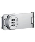 Rugged three digit cabinet lock with mechanical dial cam, iron zinc alloy body, showing combination dials for security.