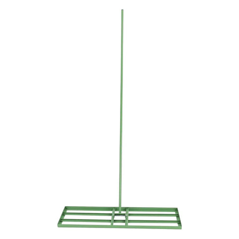 Heavy Duty Lawn Leveling Rake With 180 Degree Adjustable Head And 5.74 Feet Long Handle For Your Yard Backyards Gardens Farms Lawns Rust Resistant Steel Tool