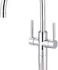 Concord Vessel Faucet 8-1/2 Inch Polished Chrome For Bathroom Sink, Heavy Duty Brass Construction, 1.2 GPM At 60 PSI, side view