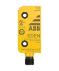 Front view of 2TLA020051R5400 Adam Safety Sensor with OSSD signals, M12 connector, IP69K rated for industrial guarding machinery.