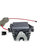 Tailgate Lock Latch With Actuator Direct Fit Replacement showing durable black casing and red wire for easy installation.