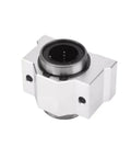 Zero Drag Linear Ball Bearing Slide Block Bushing For Cnc Machines One Piece Precision Guide with rubber seals, close-up view.