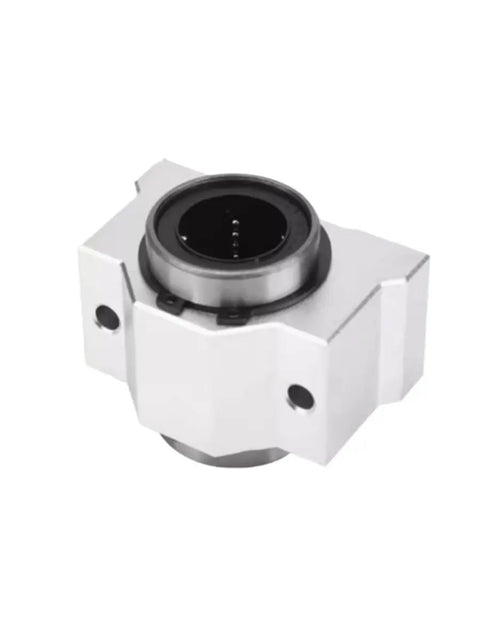 Zero Drag Linear Ball Bearing Slide Block Bushing For Cnc Machines One Piece Precision Guide with rubber seals, close-up view.