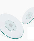 Transparent Tempered Glass Lazy Susan Turntable 360 Degree Rotating Round Serving Plate For Banquets Parties And Family Dinners
