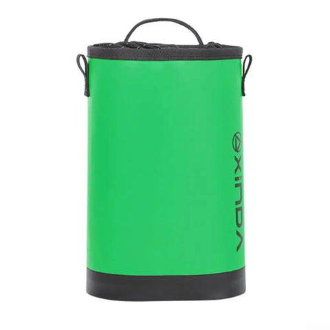 Climbing Tool Bag With Adjustable Waist Belt, 5L Rope Storage Pouch, Quick Draw Tower Design, green exterior with handle