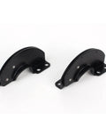 Hidden 90 Degree Cabinet Door Hinges For Industrial Equipment Cabinets 2 Pack Black Carbon Steel Durable Hinges With 625N Radial Load Rating
