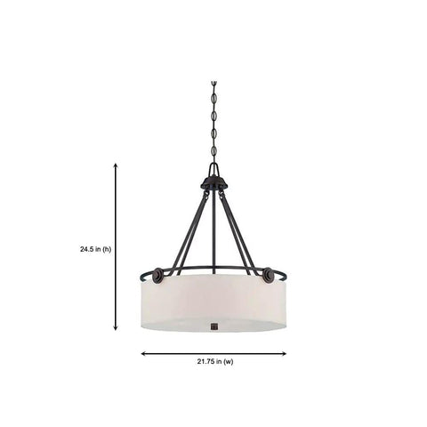 Gramercy Park One Light Pendant In Old English Bronze With Blown Hammered Glass, UL Dry Rated, for kitchen island, dining room