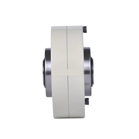 Thin Magnetic Powder Brake with ultra slim profile, side view, showcasing precision motion control, PB B3 Series, 24V