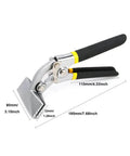 75mm Curved Sheet Bending Pliers for Metal Seaming and Edge Forming, Heavy Duty Seamer Tool with close switch design