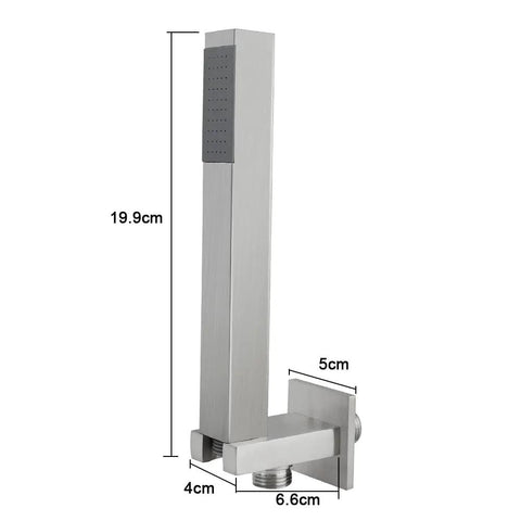 Rainfall Shower System Bundle With 10 Inch Concealed Wall Mount Head And Handheld Luxury Stainless Steel Mixer Shower Faucet Set Brass Valve Easy Install Top Notch Spa Quality Shower Experience At Home - handheld shower component