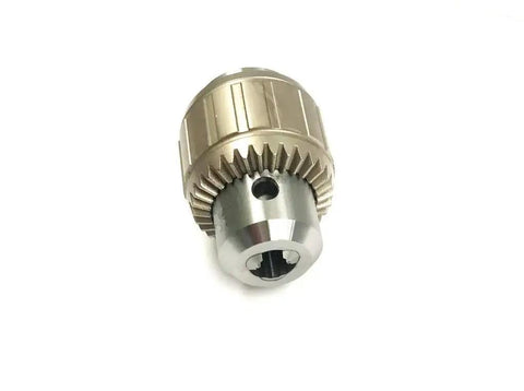 Ball Bearing Drill Chuck With Key For JT4 Fit, 1/32 To 3/4 Inch Capacity, Ultra Smooth Heavy Duty Construction, Hardened And Ground Components.