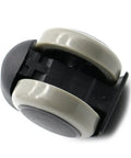 Silent Glide Office Chair Casters Twin Wheel Design 2 Inch Soft Rubber Rollers for smooth gliding and universal fit.