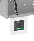 HEPD25 Universal Go-To Whole House Surge Protector For 120/240V, 1-Phase 3-Wire, 25kA Surge Rating mounted on panel