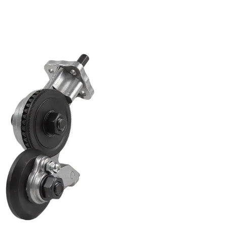 Heavy Duty Electric Drill Metal Nibbler Attachment For Cutting Iron Steel Copper Aluminum Sheet Metal, detailed gear mechanism.