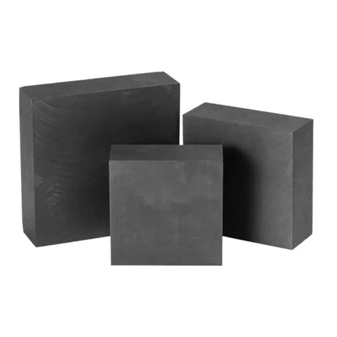 Solid Graphite Square Block 15x100x100mm 8 To 50mm Thick Heavy Duty Electrode Plate Blank for casting and electrolysis