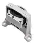 Close-up of a metal engine and transmission mount from the Engine And Transmission Mount Kit For Escape 2013 2019 2.0L Turbo And 2013 2019 2.5L Engines Plus 2014 2022 Transit Connect 2.5L OE Replacement Set Of Three For Vibration Reduction And Reliable Drivetrain Support.