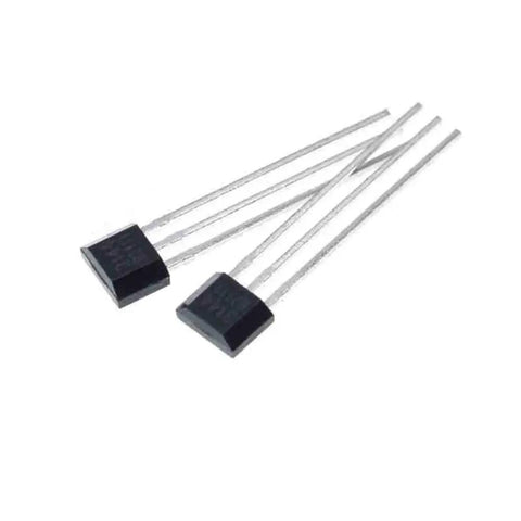 100 Pcs A3144 3144 Hall Effect Sensor Kit With 3 Pins Magnetic Detector OH3144 AH3144E For Arduino And DIY Maker Projects, High Sensitivity Pickup, Easy Soldering, Great For Digital Hall Sensor Applications. black 3-pin Hall effect sensors with long metal leads