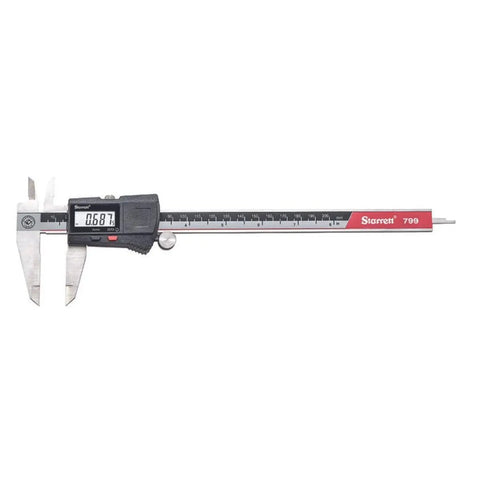 Pro Grade Digital Slide Caliper 0 To 8 Inch With 0.0005 Inch Resolution LCD Screen Fine Adjustment Thumb Wheel