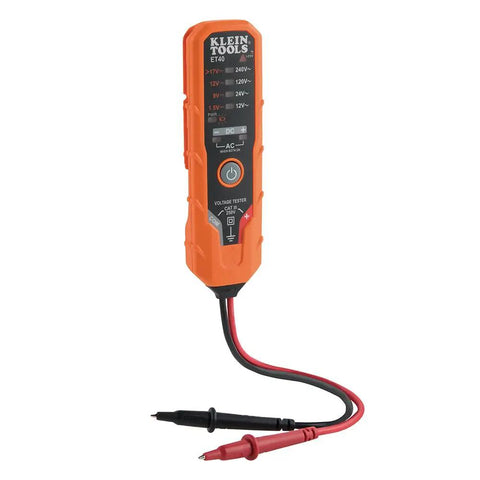 Voltage Test Kit With AC DC Tester, GFCI Outlet Tester And Non Contact Test Pen, 3 Piece, Bright LED lights and probes visible