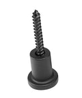 Versatile Sliding Barn Door Track Connectors And Spacers Kit For Doors And Windows screw with pipe clamp hardware, close-up view