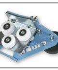 Beefy Professional Grade Large Format Panel Tile Cutter Up To 130 Inches Long With Scratch Resistant Rubber Bed accessory with dual rollers.