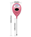 Pink Soil Moisture Meter For Indoor Plants And Lawn No More Guesswork Easy Water Gauge To Prevent Overwatering No Battery Needed