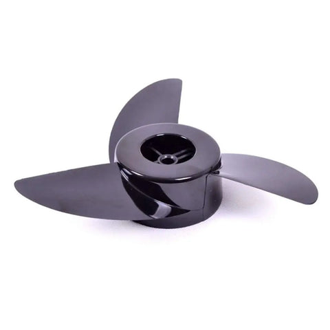 Three Blade Boat Propeller for Electric Outboard Trolling Motors with Mount Nut Shear Pin and Spanner Included Weed Chopper Prop