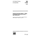 ISO 11161:1994 Industrial Automation Safety Guide For Integrated Manufacturing Systems cover page featuring title and publication details.