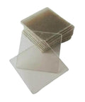 Stack of durable mica board heat shields for repairs, high temp resistant insulation sheets, size 25 x 62 x 0.05mm, mica insulation for electronics