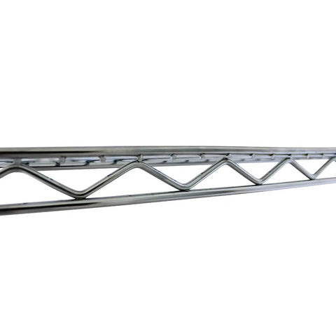 Heavy Duty Metal Storage Shelves Built Like A Tank Chrome Wire Replacement Rack Holding 800 Lbs 48 X 24 Inch Space Saving Rig For Garage Or Shop NSF Certified With Quick Clips