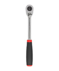 Half Inch Drive Ten And One Half Inch Quick Release Comfort Grip Ratchet With 90 Tooth Gear And Ultra Compact Head For A Slim Low Swing Arc In Tight Spaces
