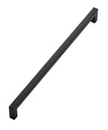 12.6 Inch Square Cabinet Handles Matte Black Pulls For Kitchen Cupboards And Drawers 1 Pack center to center 12.6 inches hardware