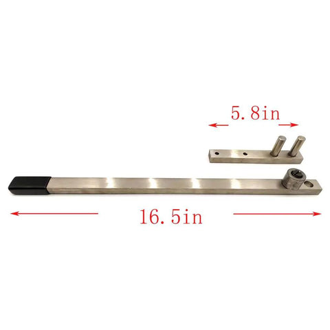 Heavy Duty Mini Tubing Bender And Rod Forming Tool For Stainless Steel Built To Bend Mild Steel Rods with 16.5in handle on white background