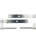 Heavy Duty Screw Hook And Strap Hinges In Zinc Plated Steel WeatherGuard Protected for Gates Sheds Barns Doors