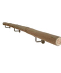 Lock In Safety With This Real Thick Wooden Stair Handrail Wall Mounted Grab Rail Sporting A Non Slip Grip Perfect For Indoor And Outdoor Home Projects Boosting Security For Elders And Kids Heavy Duty Helper Bar Quick Hook Up, oak wood grab rail.