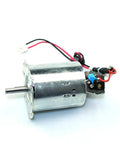Compact Brushed Dc Gear Motor For Home Appliances And Bakery Tools No Sweat Plug And Play Setup with metal casing and wires.