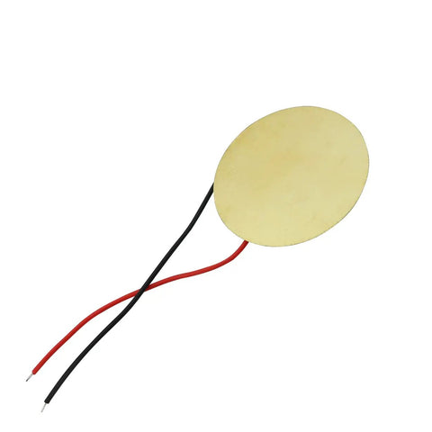 12 Pack 27mm Piezo Disc Element Sensor With Wire Piezoelectric Pickup Sensor Contact Microphone Trigger Transducer