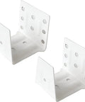 Two Pack Center Support Brackets For 1.5 Inch Window Blinds Headrail White Mounting Clips For Wood Faux Wood And Venetian Blinds