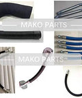 Heavy Duty Air Compressor Hose Pipe For Workshop Gear Straight Drop In Mount Rock Tough Seal No Sweat Airflow Long Lasting Flexible Tubing