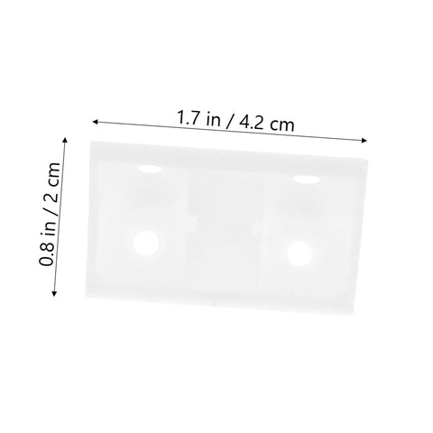 100 Piece Plastic Corner Braces And Shelf Gusset Brackets With Slick Fit For Cabinet Assembly Using 90 Degree Right Angle Support Pins For No Sweat Setup And Rock Solid Furniture Holdings