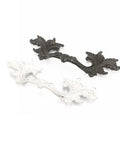 European Vintage Style Matte Black Zinc Alloy Cabinet Pulls Antique Hardware