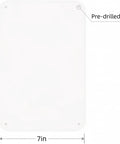 Bulk White Sign Blanks Made With Straight Up Durable Pvc Plastic For Indoor Outdoor Display ready for custom vinyl graphics, 10x7 inches.
