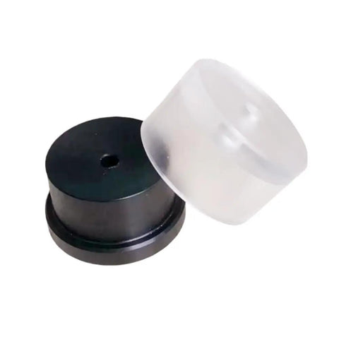 Plastic Watch Mainspring Barrel Closure Tool for Easy Plug and Play Barrel Cover Fitting, showing open components