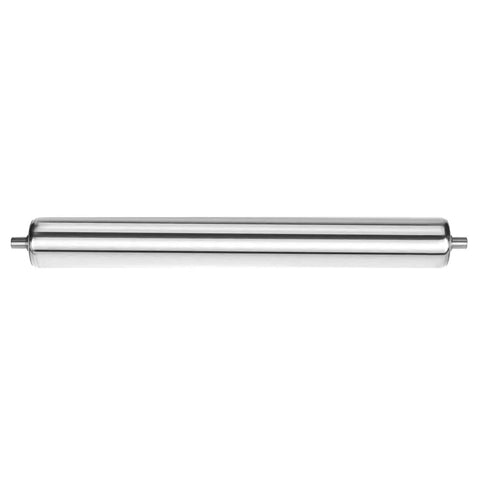 Stainless Steel Conveyor Roller 2 Inch Diameter By 16 Inch Length With Galvanized End Caps For Conveyor Belts Tables And Machines Rust Resistant