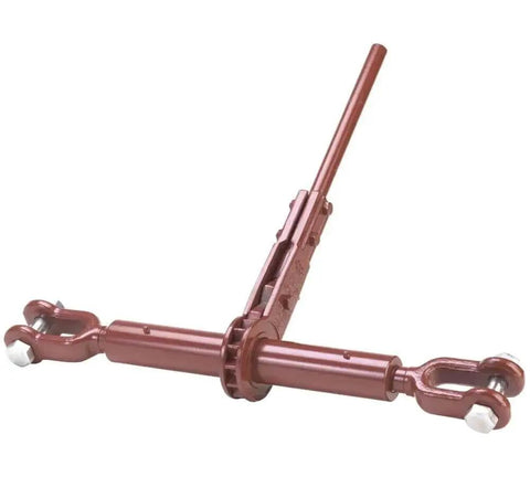 Solid Jaw To Jaw Turnbuckle Ratchet Binder, 28000 Lbs Working Load Limit, built from durable steel for secure cargo tensioning.