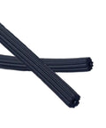 Window Screen Spline 0.125 Inch By 100 Foot Black Retainer For Securing Screen Mesh In Frames, Hollow Core Serrated Round Shape